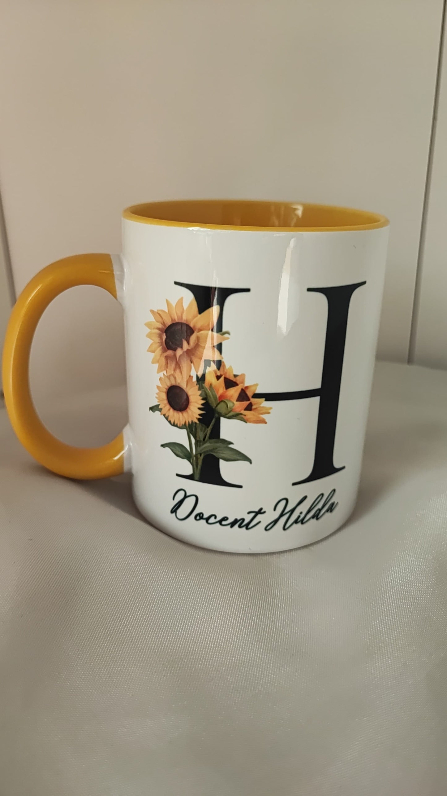 Gepersonaliseerde mok voor leraren