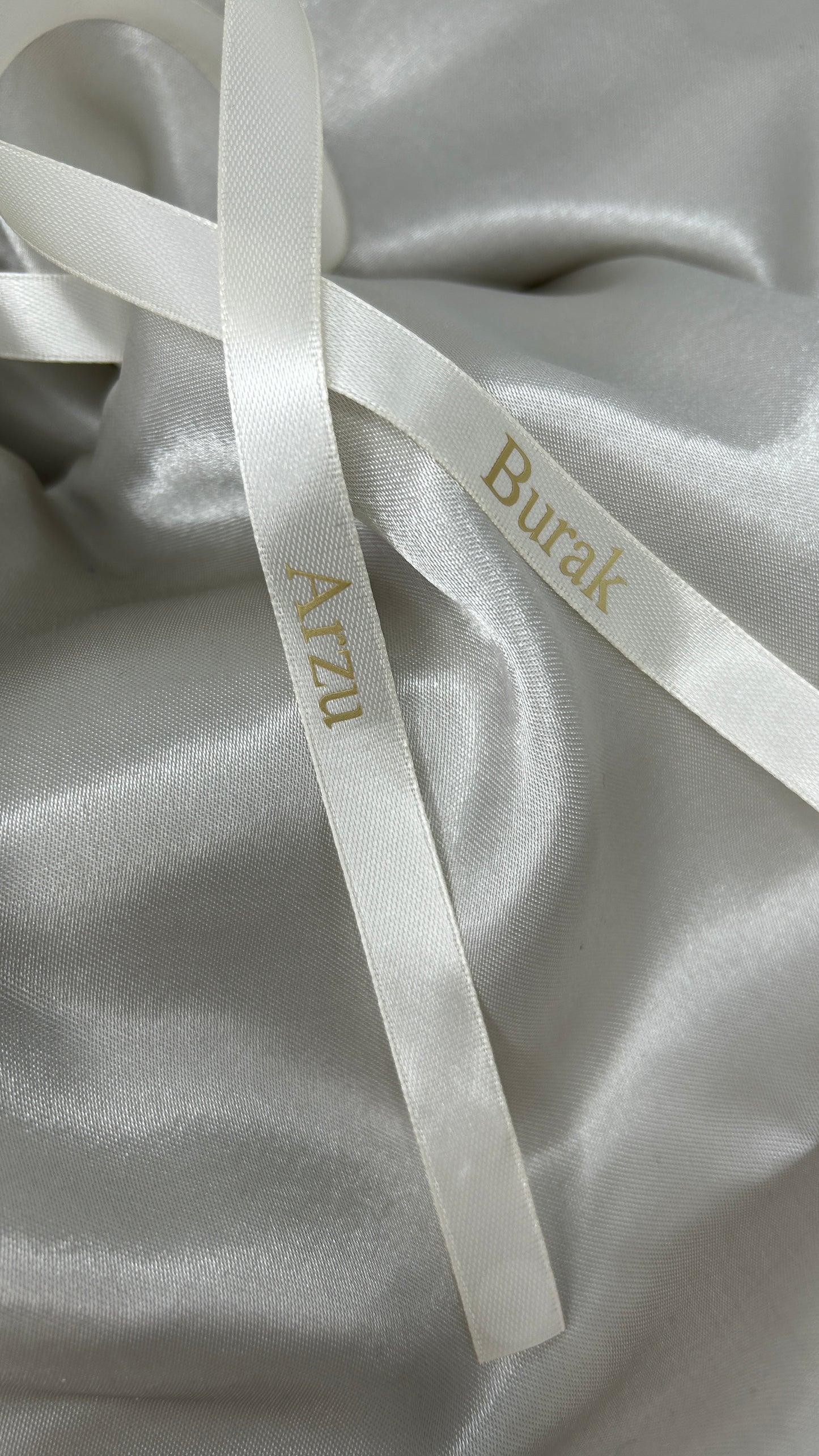 Söz Kurdelesi Custom Ring Band - Gepersonaliseerd verlovingsringlint | Ontwerp voor iedereen