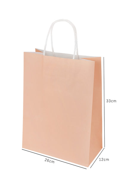 Tasjes effen 50 stuks groot - fuchsia Papier