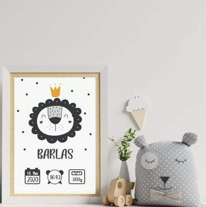 Personalized Newborn Poster