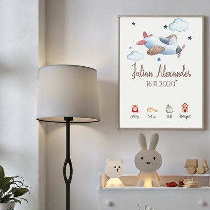 Personalized Newborn Poster