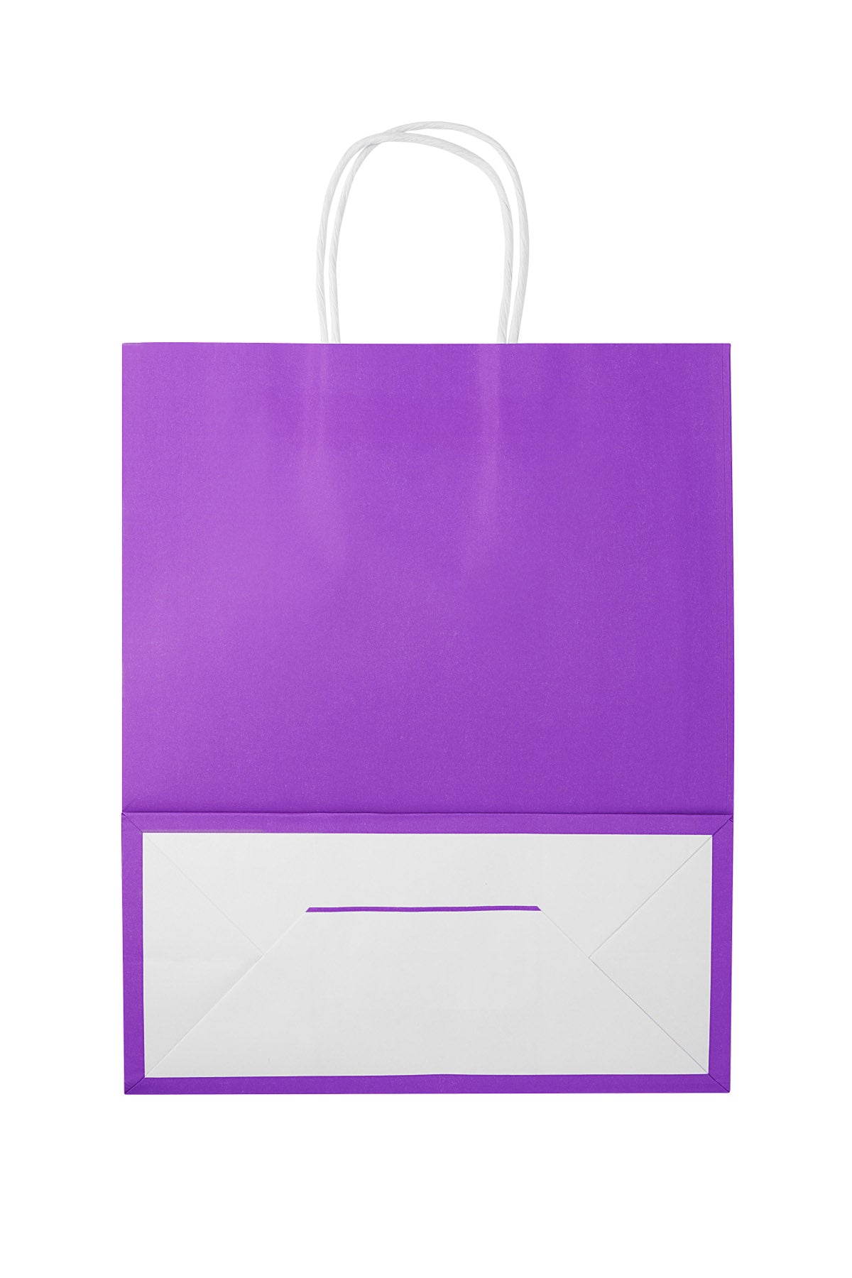 Tasjes effen 50 stuks groot - fuchsia Papier