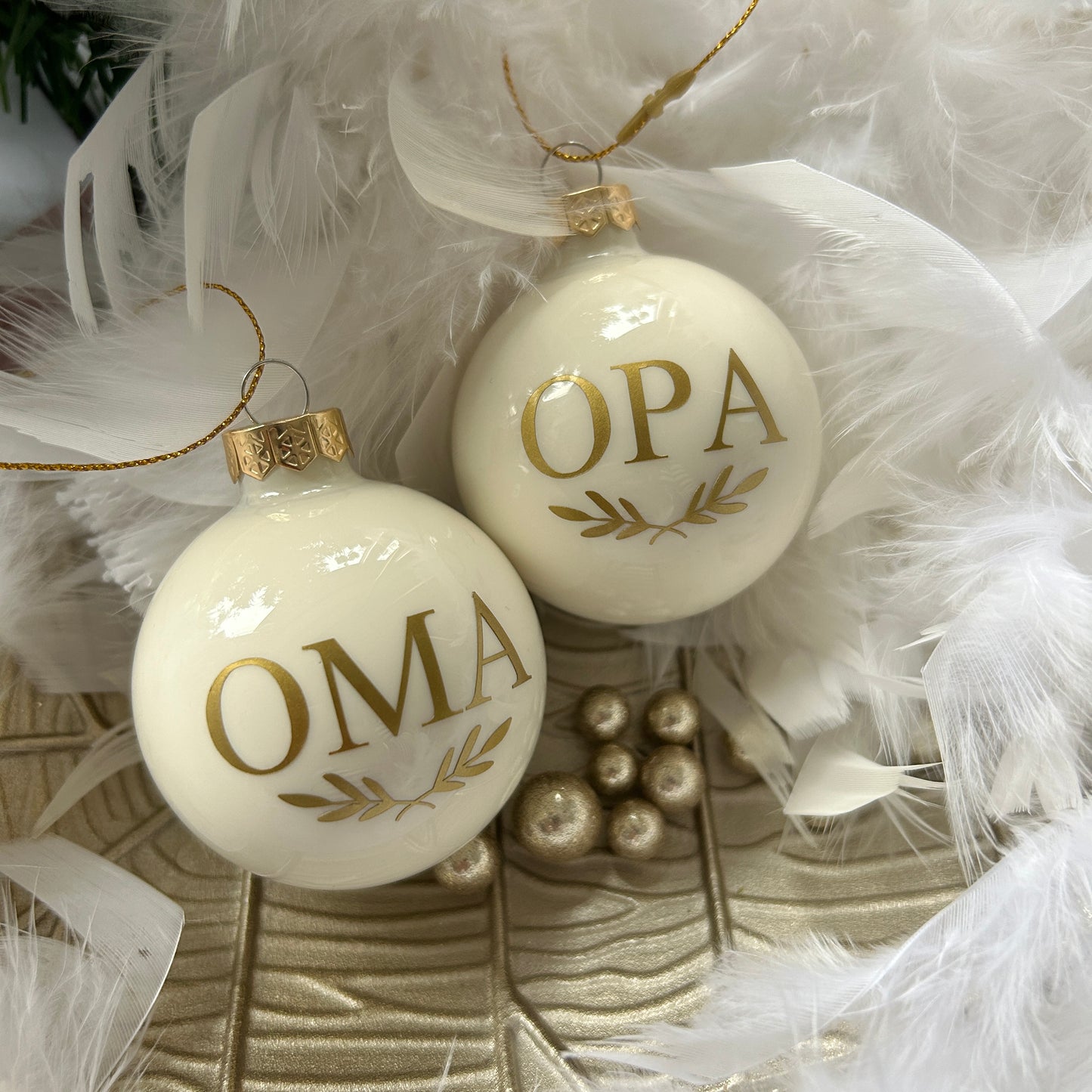 Tree ornament for Oma and Opa