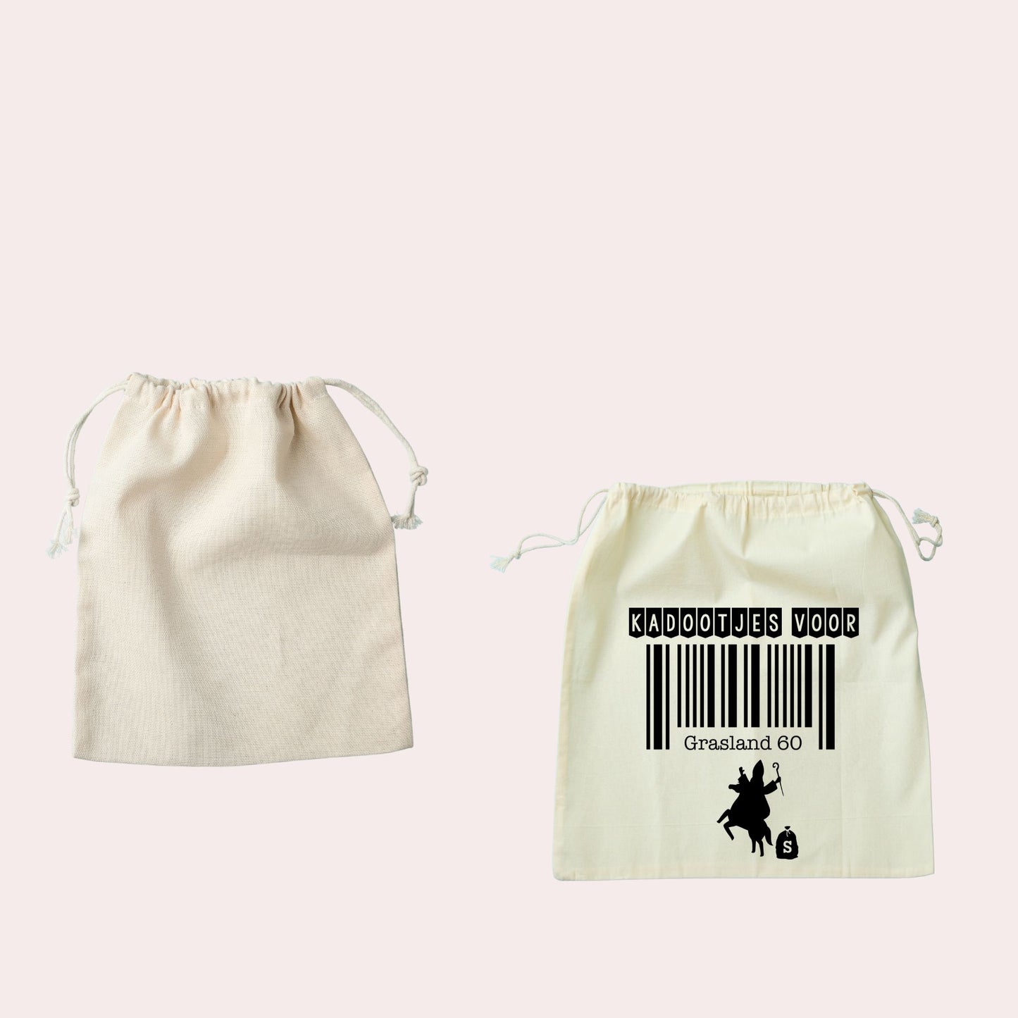 Sinterklaas Gift Bag With Barcode Digital File, Plotter Image