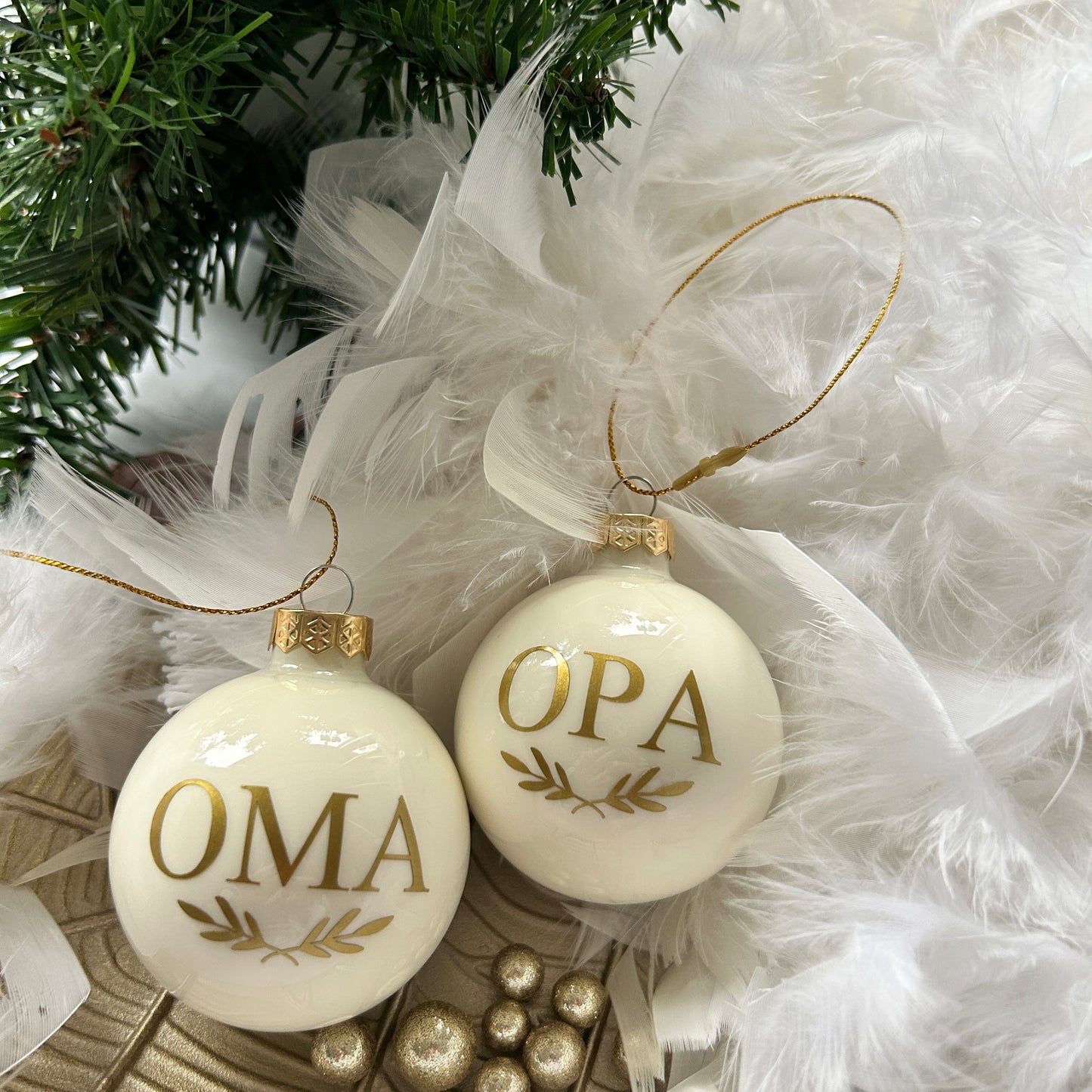 Tree ornament for Oma and Opa