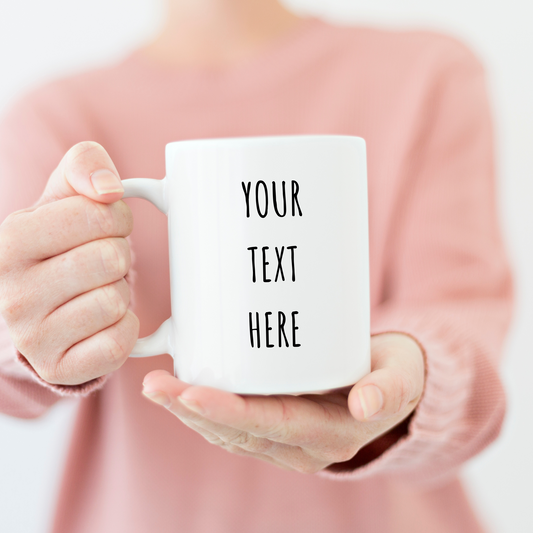 Custom Mug with Your Logo or Text