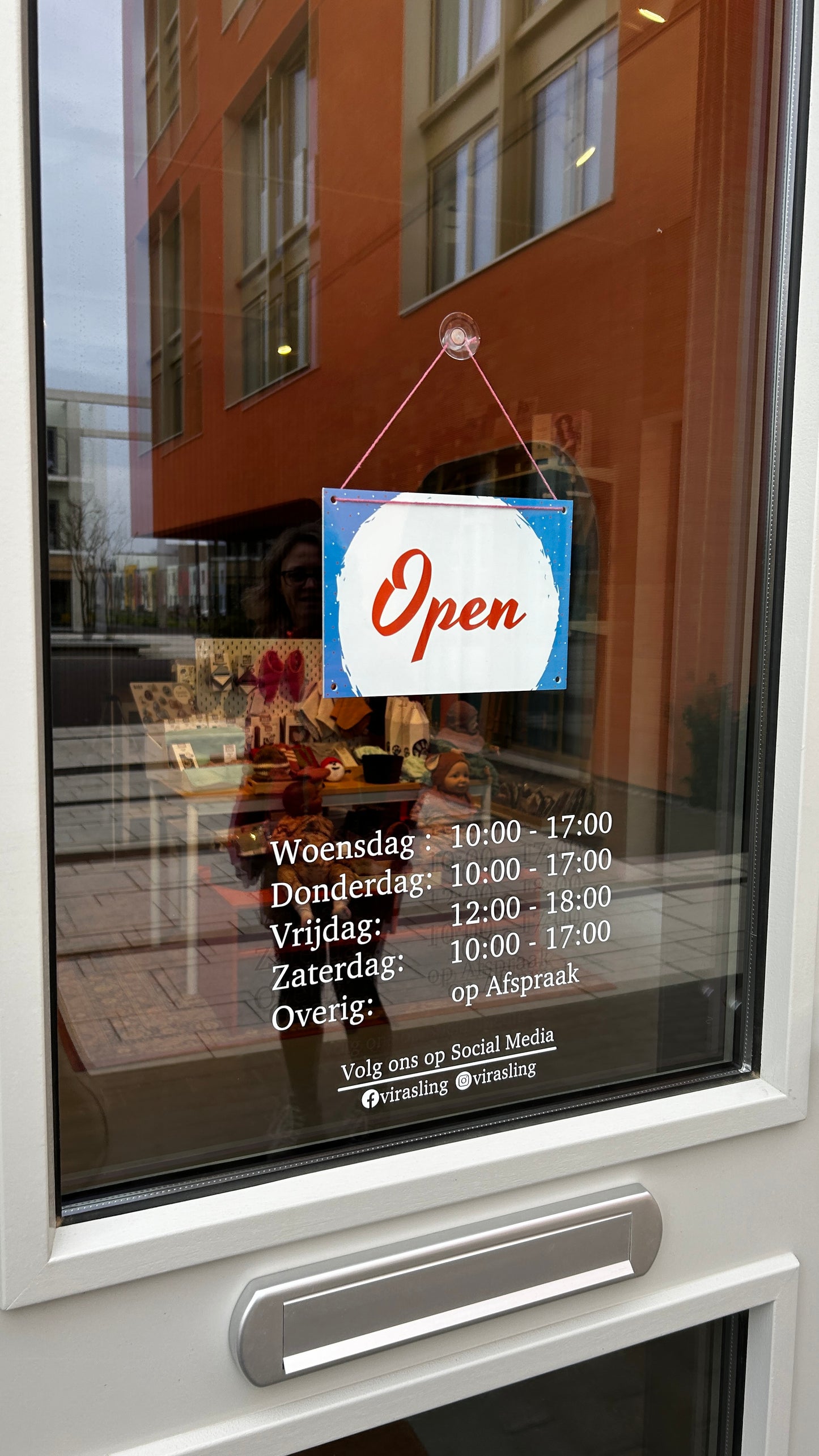 Opening Hours Sticker