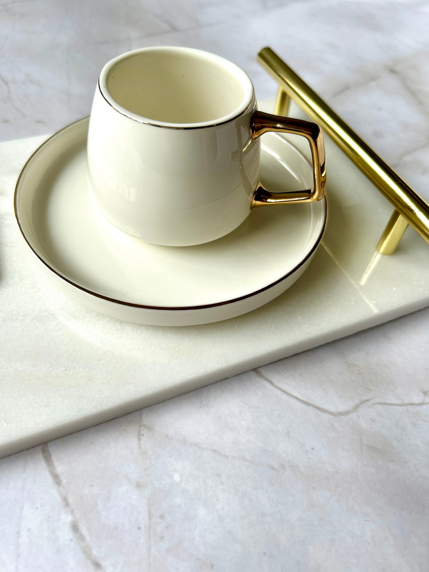 Custom Marble Mocha Tray