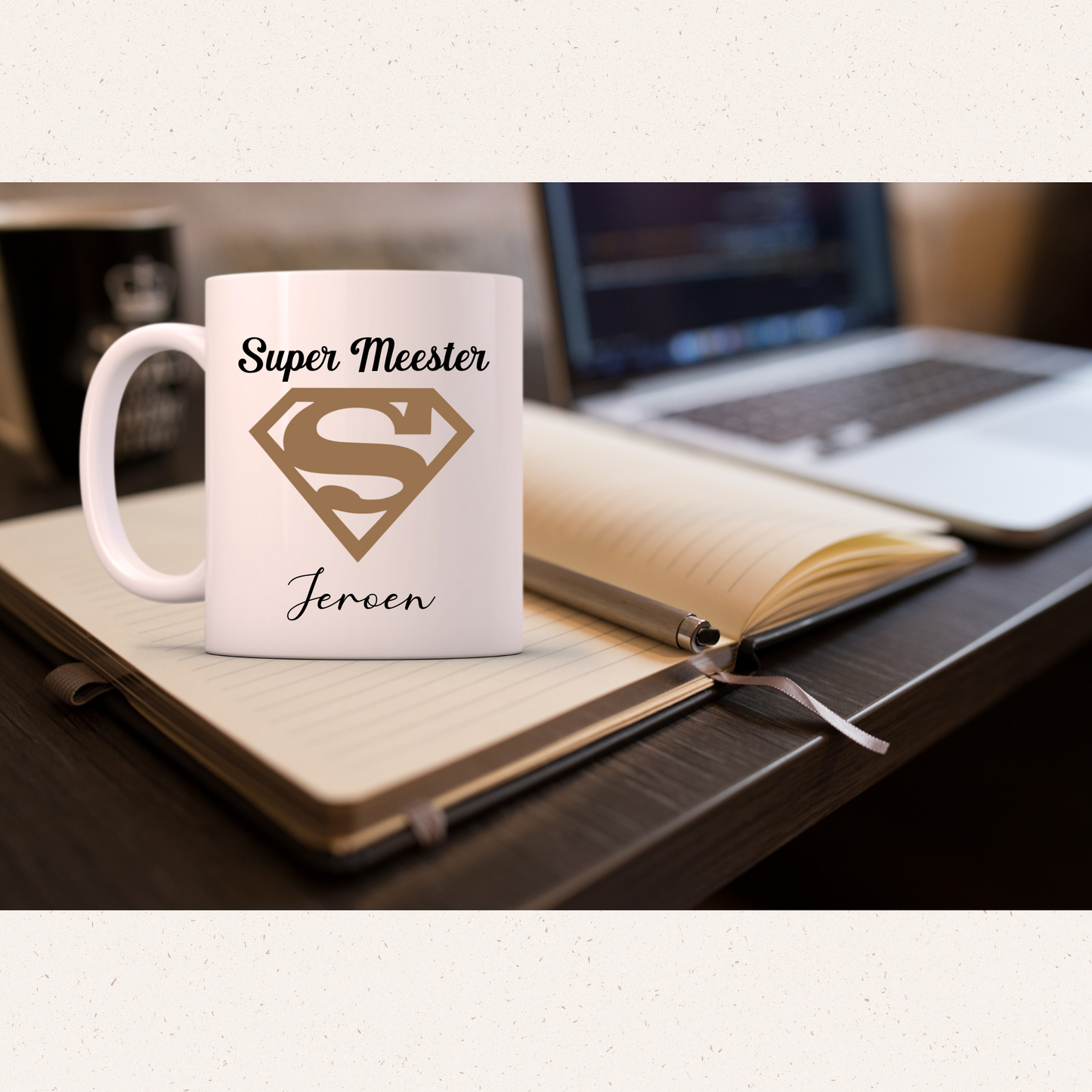 Custom Teacher Mug,  Super Juf, Super Meester