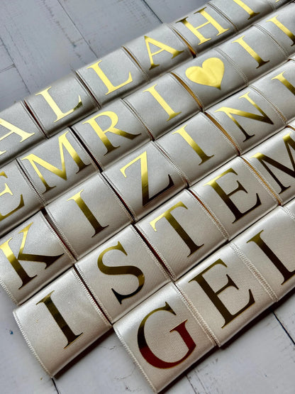 Turkse Verlovingsstickers Chocolade Sticker Set- Allahın Emri ile Kızınızı İstemeye Geldik