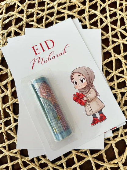 Islamic Eidi Cash Holder Card - Eid Gift Children