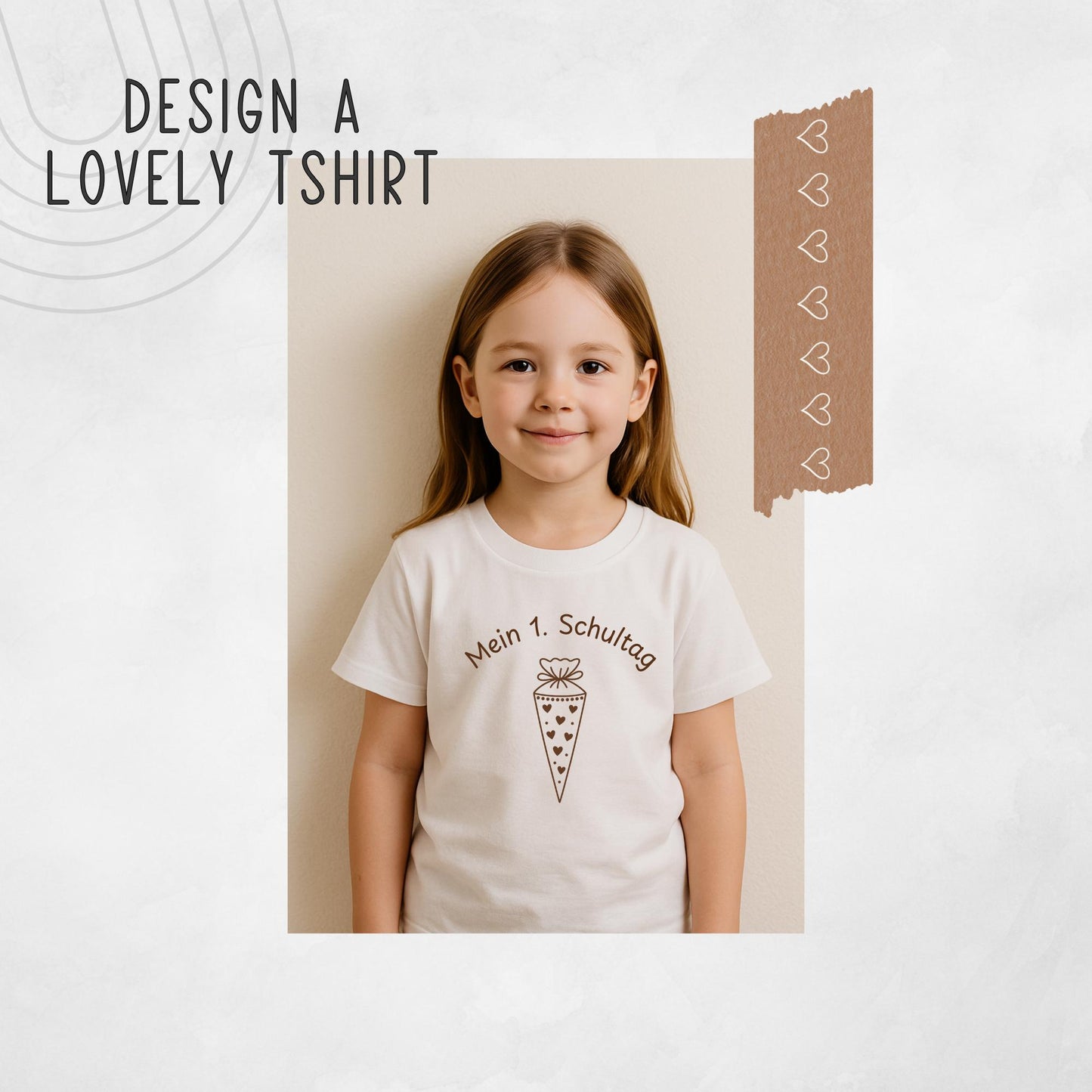 Schulkind 2025 SVG File: German School Cone, Schultüte Cutting Design