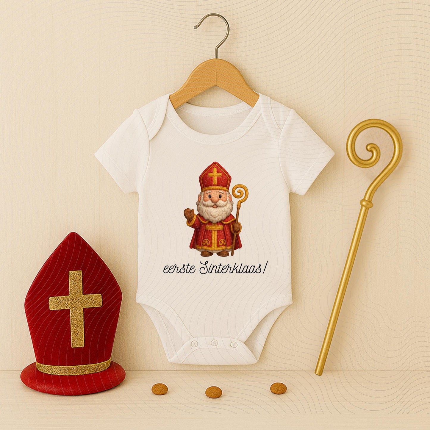 Sinterklaas Embroidery Look Clipart