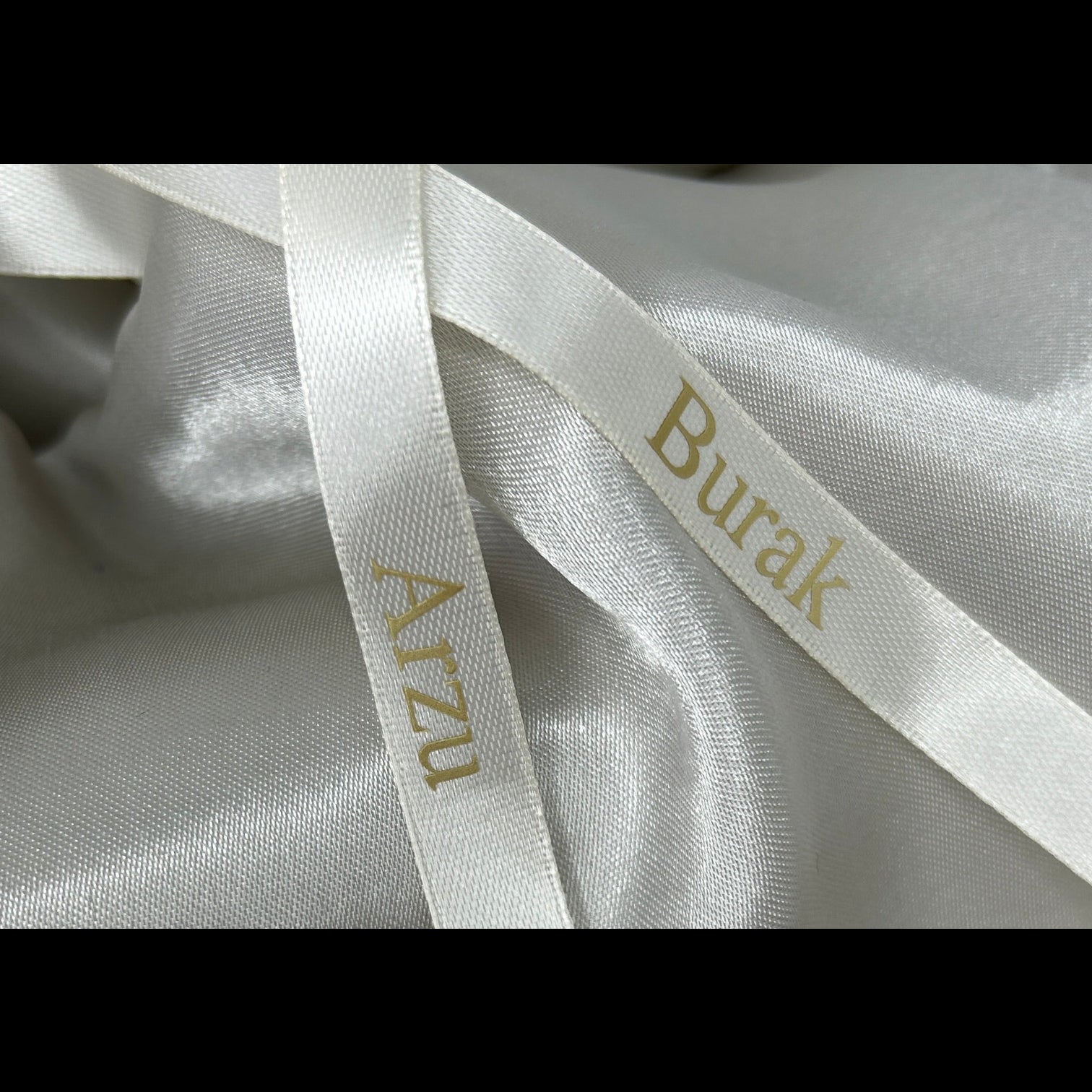 Handmade personalized engagement ribbon Netherlands