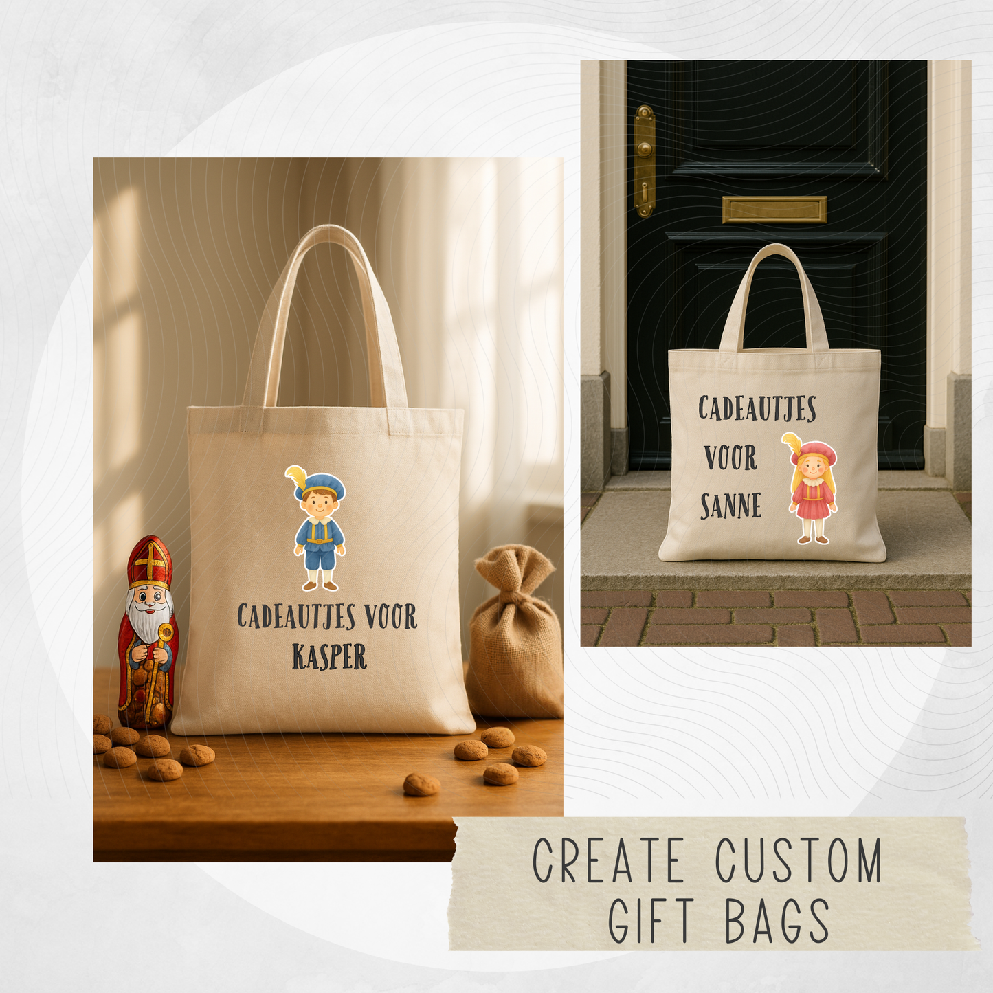 Sinterklaas Clipart Set – Watercolor Digital Download | Design For All NL