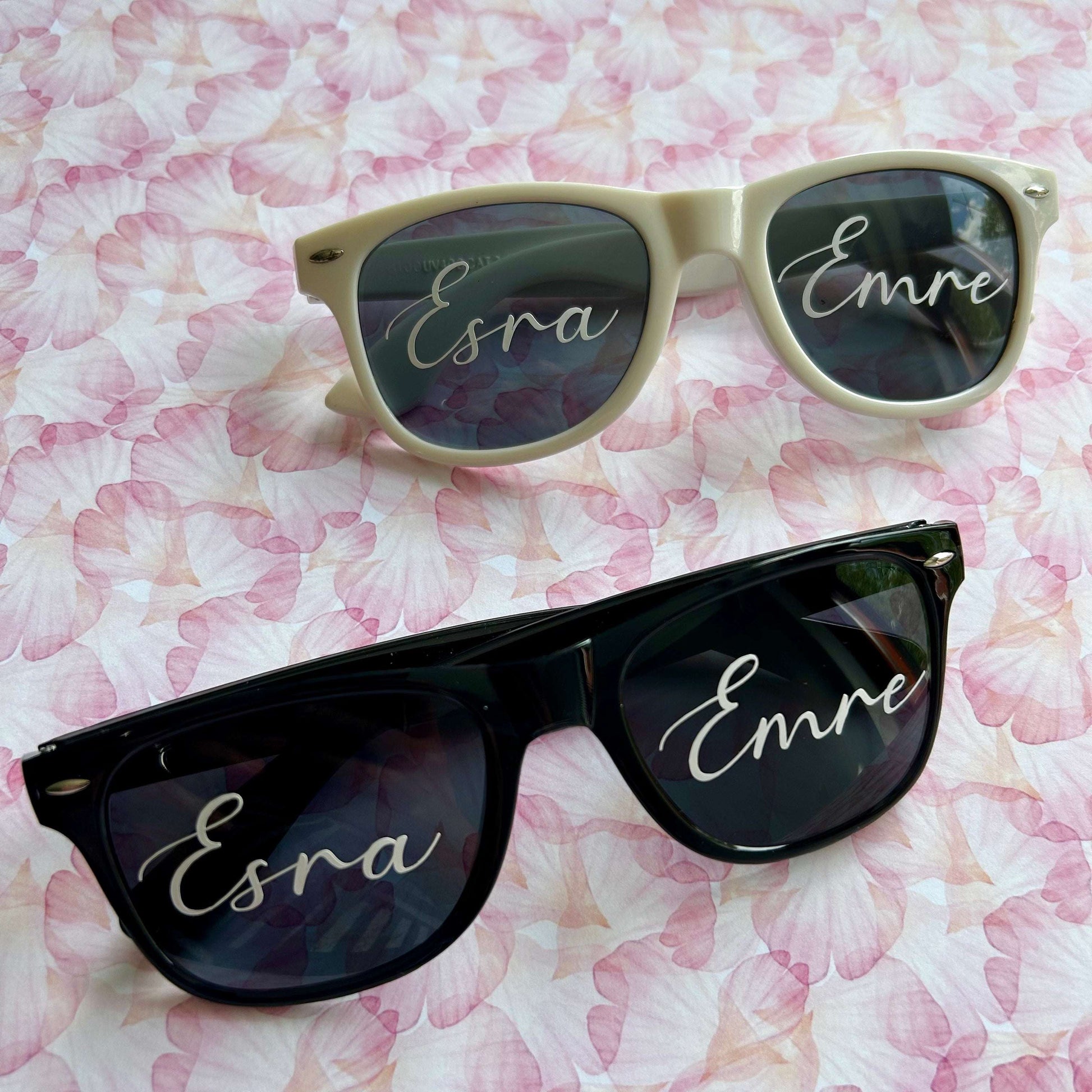 Matching Sunglasses for Bride and Groom, Bride and Groom Sunglasses Set
